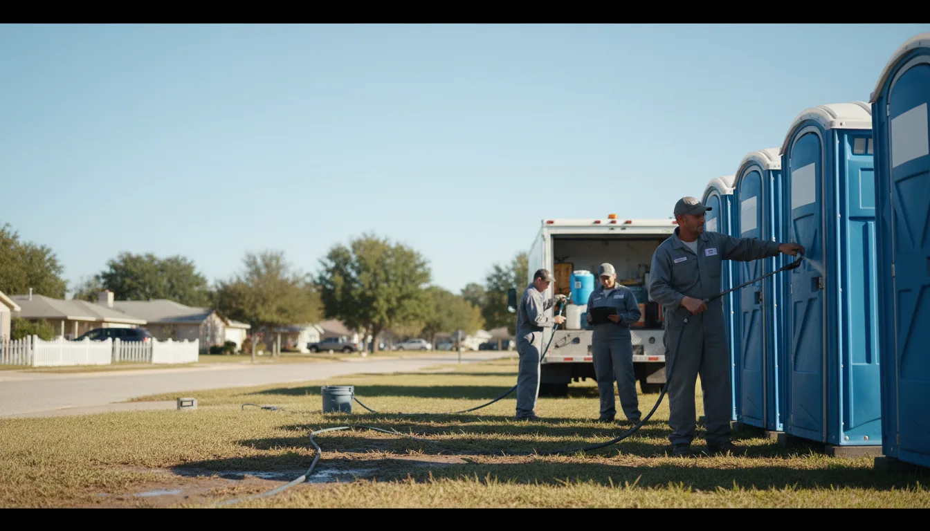 Long-Term Portable Toilet Rental in Mount Hope, AL near me